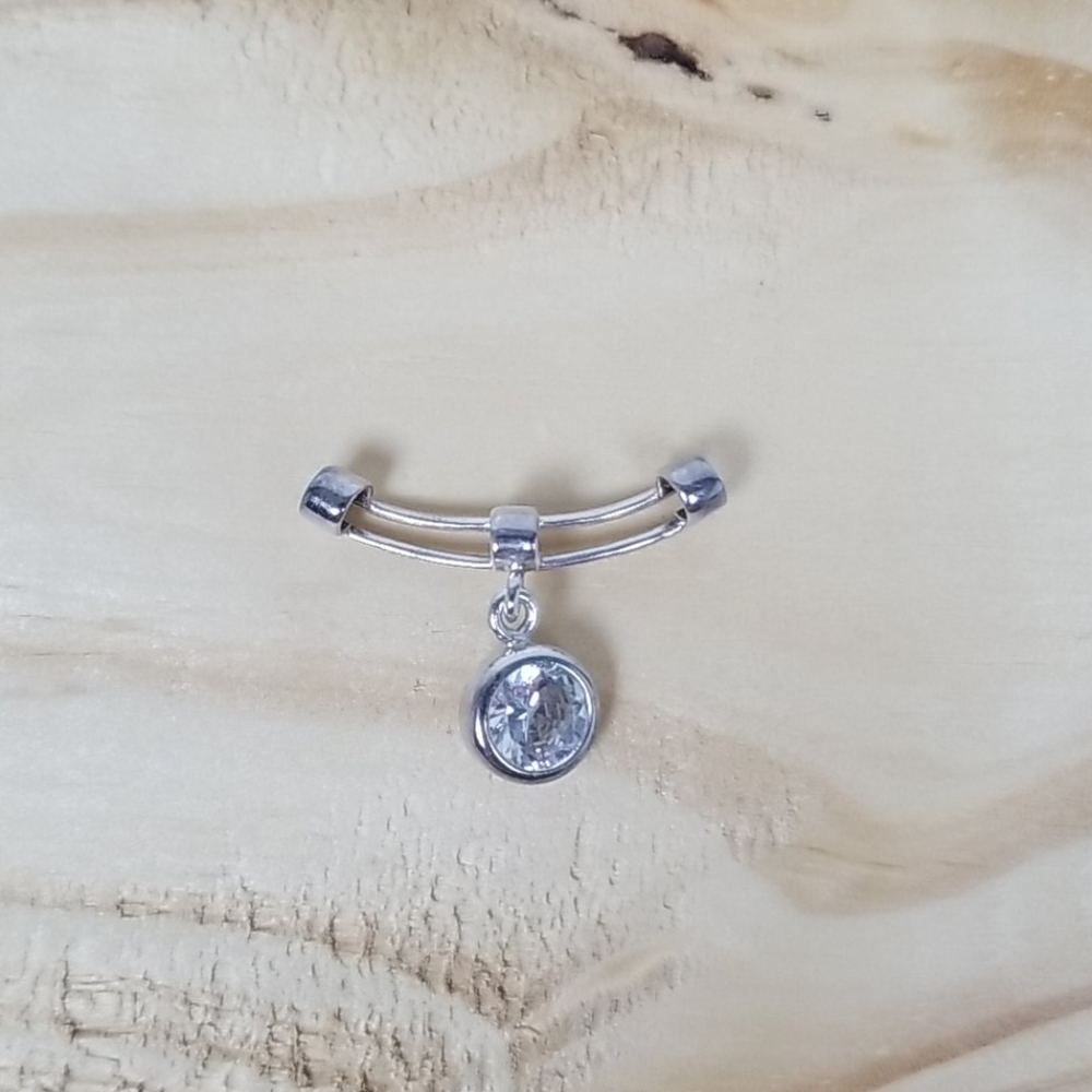 Pendant Sterling Silver cubic zirconia